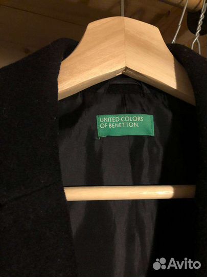 Пальто benetton винтаж