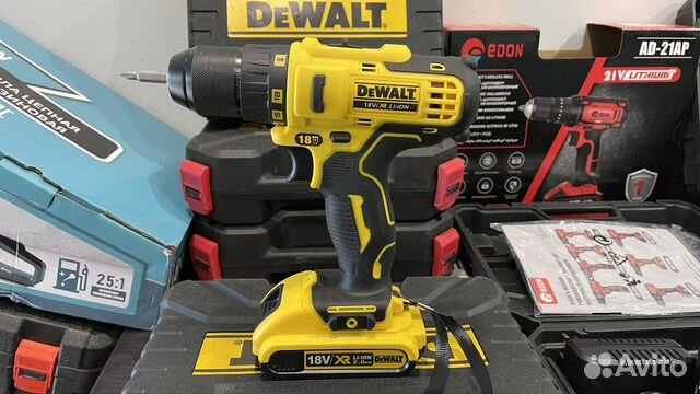 Шуруповерт dewalt 18v девольт купить в Москве | Товары для дома и дачи ...