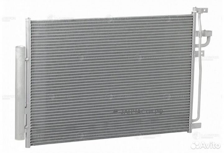 Luzar lrac 0543 Радиатор кондиц. с ресивером 654x442x16