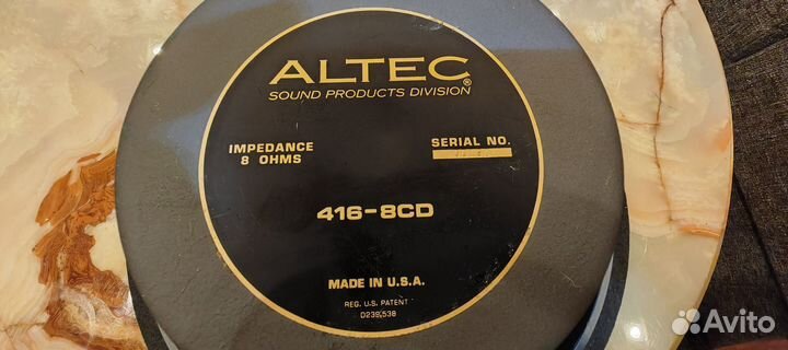 Altec lansing 416-8cd нч динамик