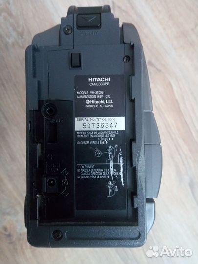 Видеокамера VHS Hitachi w2700s