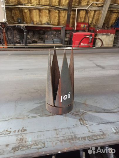 Конус с лопастью для винтовой сваи