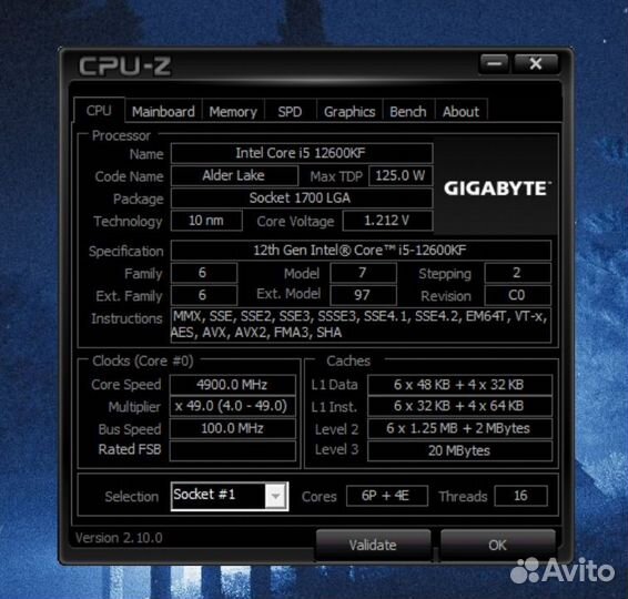 Процессор i5 12600kf