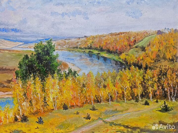 Картина маслом на холсте С. Романов