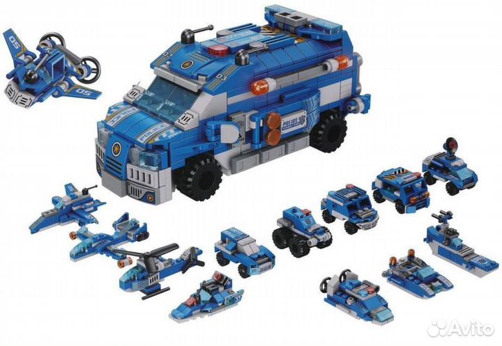 Конструктор 633015 Полиция 12в1