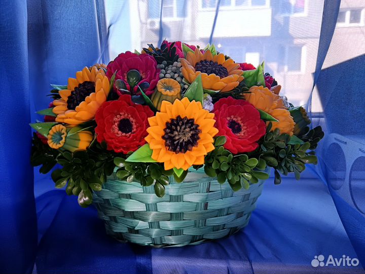 Букет мыльный