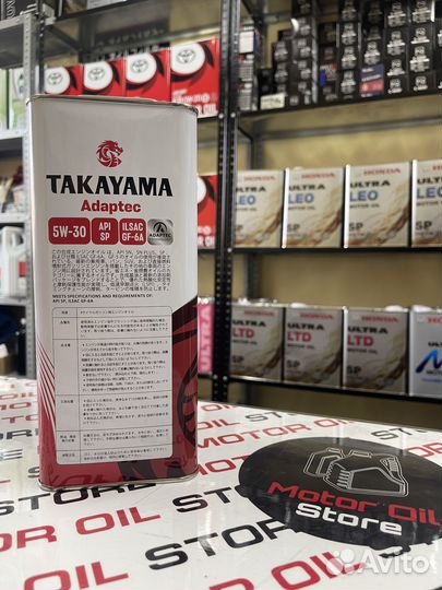 Моторное масло Takayama Adaptec 5w30 4 л