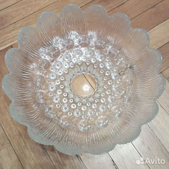 Ваза для фруктов хрустальная