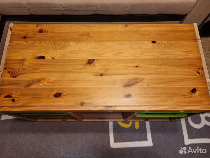 Стеллаж trofast IKEA для игрушек деревянный