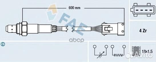 Лямбда-зонд 77281 FAE