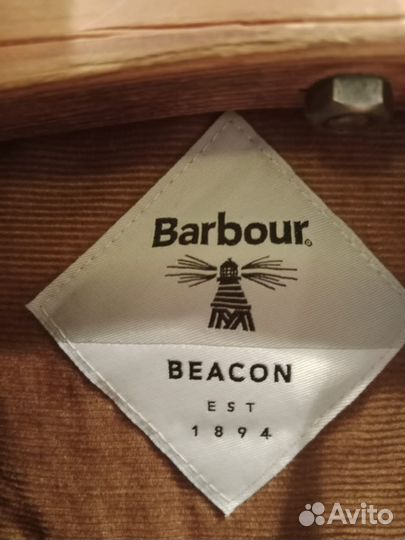 Рубашка Barbour Beacon из трикотажного вельвета