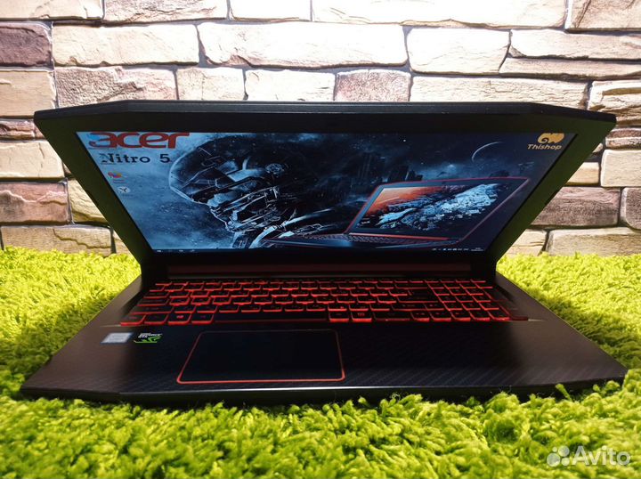 Acer Nitro 5 Core i5-8300H 12Gb NVMe GTX 1050 Ti
