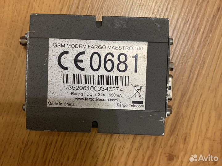 Промышленный модем Fargo maestro 100 gsm/gprs