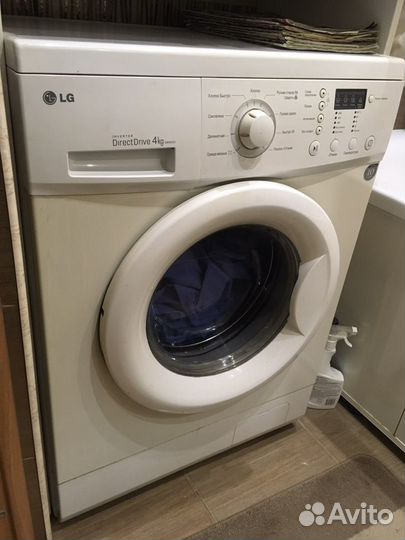 Стиральная машина LG direct drive. 4 кг. Узкая