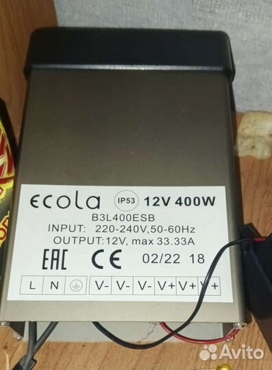 Блок питания 12v, 33a, 400 Ват