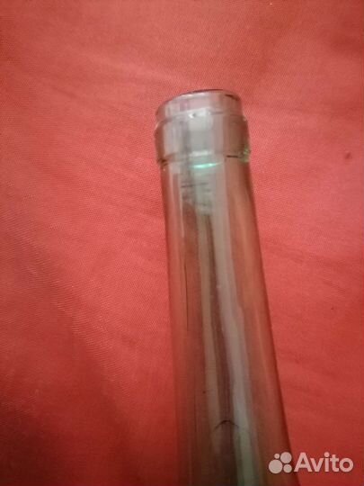 Бутылка высокая с вогнутым дном старинная