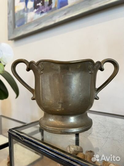 Подсвечник, ваза/кашпо, кувшин. Латунь литье