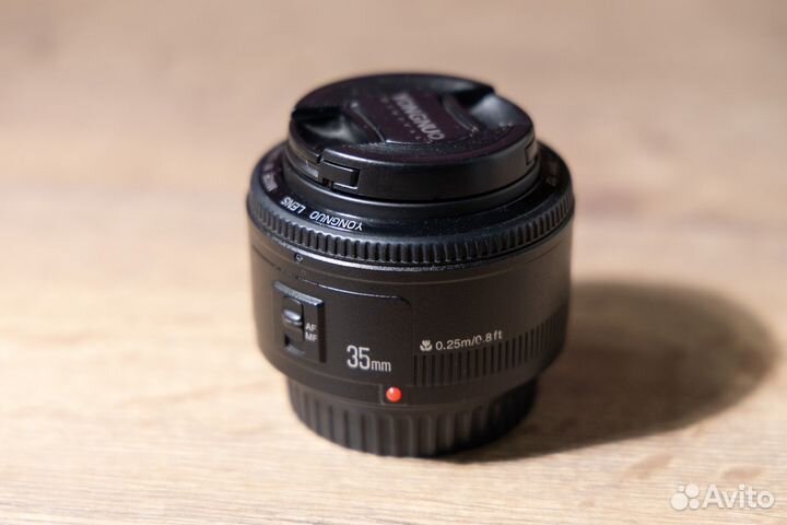 Объектив yongnuo 35mm f 2 canon