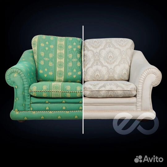 Перетяжка мягкой мебели