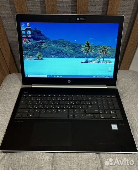 Мощный ноутбук HP i5-8250/4ядра/ssd