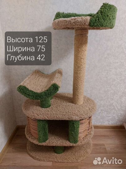 Домик для кота с когтеточкой