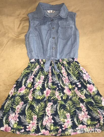Летнее платье для девочки 152