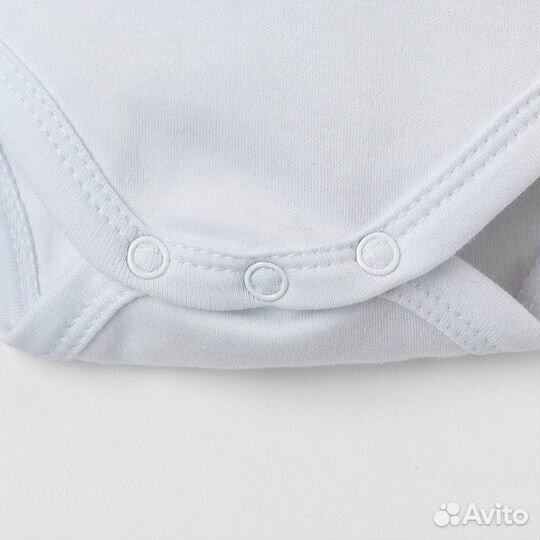 2 шт. Боди Крошка Я 'Mom+Dad', белый, рост 86-92 см