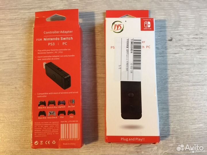 Адаптер для подключения геймпадов к Switch/PS3/PC