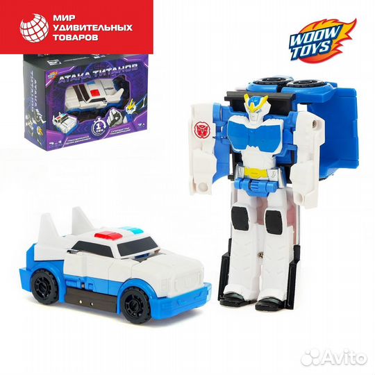 Робот «Полицейский», трансформируется одним движен