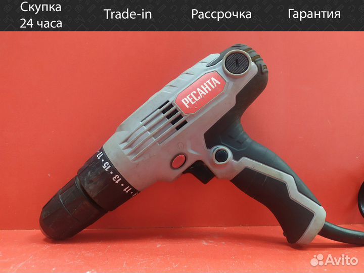 Сетевая дрель-шуруповерт Ресанта сш-550-2