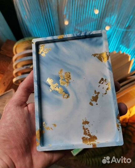 Поднос из гипса