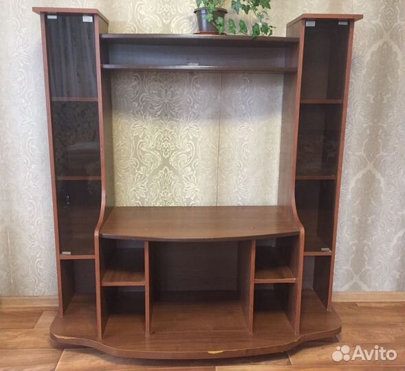 Тумба под тв с полками