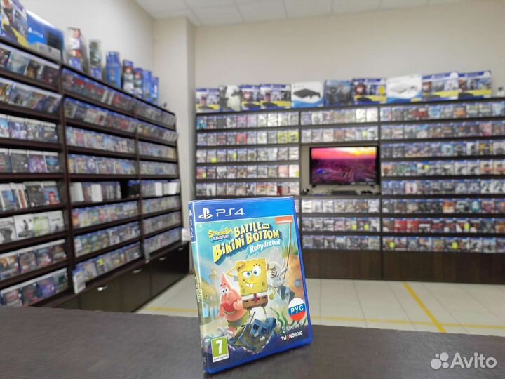 Губка Боб Битва за Bikini bottom PS4