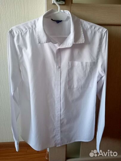 Рубашка школьная р.164 и брюки р.170