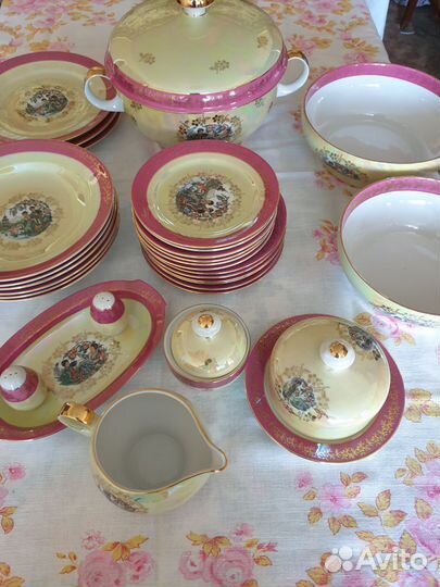 Сервиз столовый, ГДР, мадонна, серия 