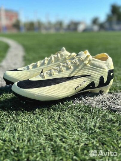 Бутсы Nike Mercurial Желтые