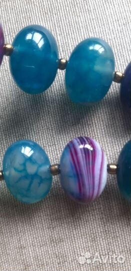 Бусы и Браслет агат 