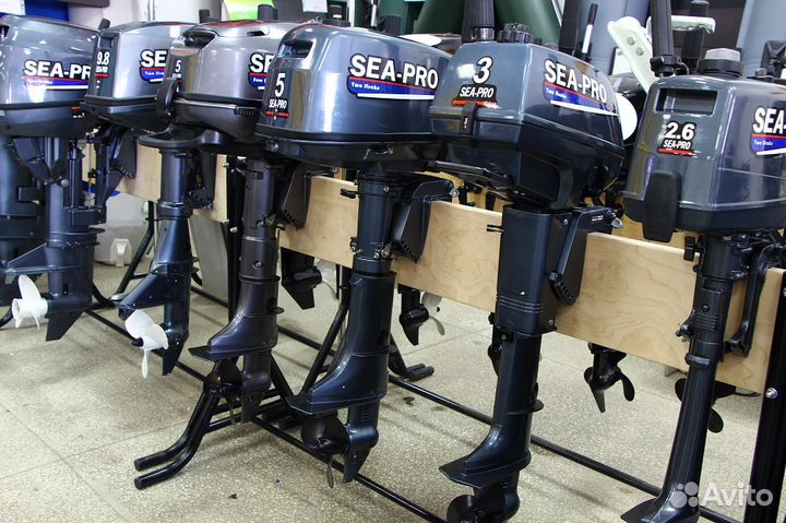Двухтактный лодочный мотор SEA-PRO T 5 S (новый)