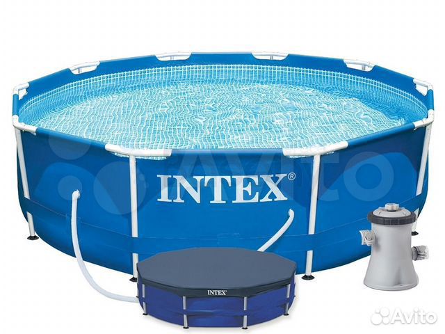 Тент чехол для каркасных и надувных бассейнов