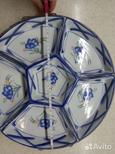 Менажница фарфор