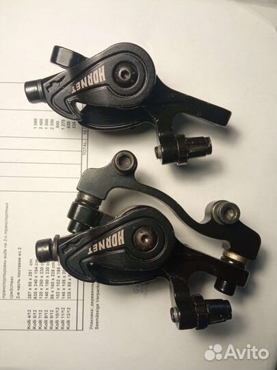 Тормоза дисковые механические Hornet