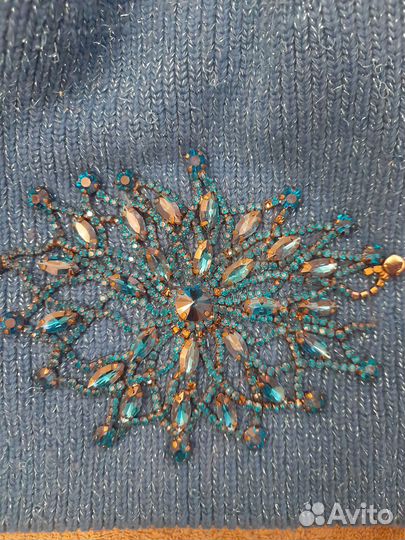 Шапка стразы