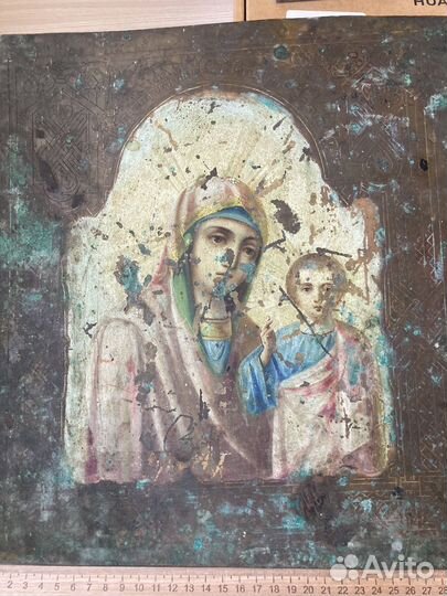 Икона-хоругвь 19 век