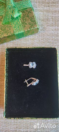 Серьги серебро