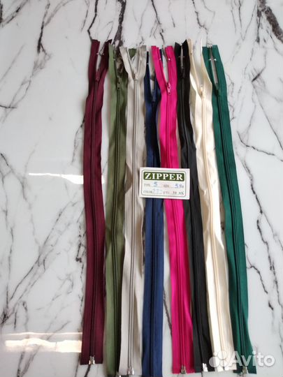 Молнии спиральные в ассортименте разъемные №5