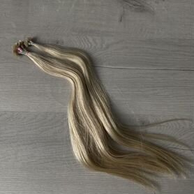 Волосы для наращивания 50см блонд