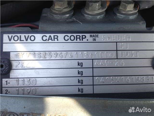 Разбор на запчасти Volvo XC70 2002-2007