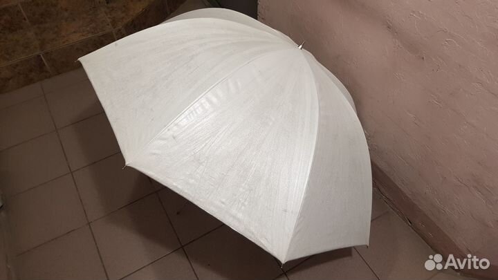 Зонт белый на просвет 125 см