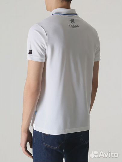 Поло с логотипом Paul & Shark