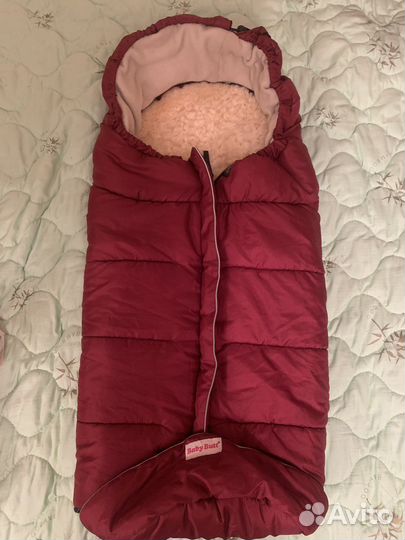 Зимний конверт в коляску